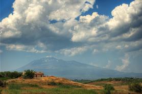 Sicilská sopka Etna