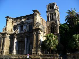 Italské město Palermo - kostel La Martorana