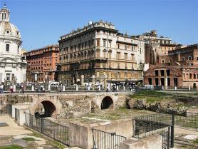 Řím - pozůstatky Trajanského trhu