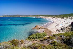 Sardinie - jedna z pláží