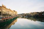 Část italského města Florencie